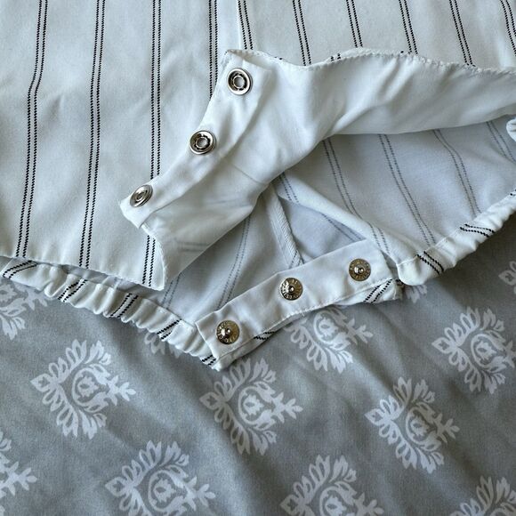 VTG 70s Baby Boy Jon Jon Romper Playsuit Stripe Panda Bear Size L Philippines - Picture 8 of 8